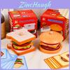 Wooden Toy Food Set For Children Mini Sandwich And Burger Imaginative Play Educational Gift