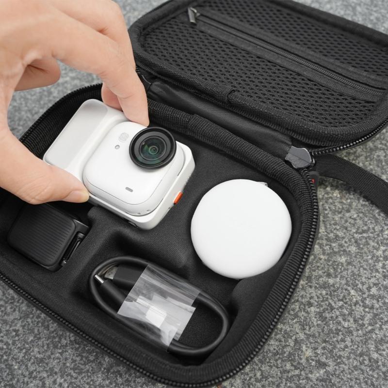 Durability Nylon Protective Case For Go Ultra Cameras Shockproof Lightweight Design With Organized Storage Compartments