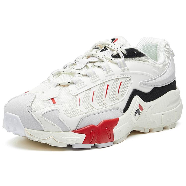 FILA Retro Running Shoes White/Red/Black Women's F12W041115FNF