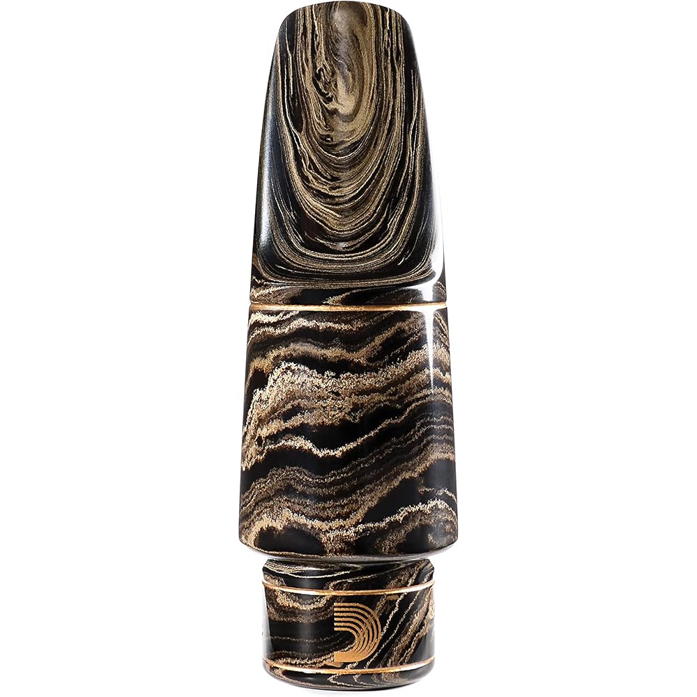 D Addario WoodWinds Select Jazz Alto Saxophone Mouthpiece Marble Pattern 5M MJS-D5M-MB
