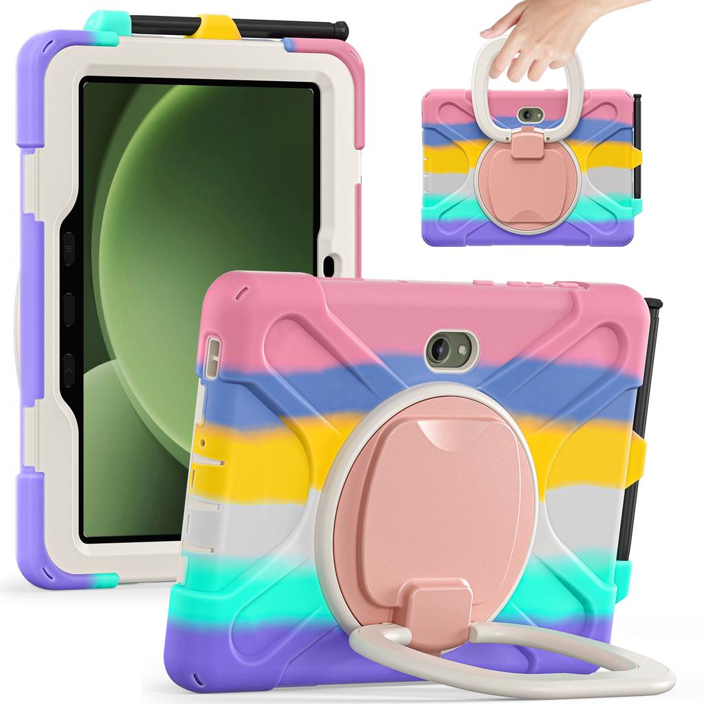 For Samsung Galaxy Tab Active5 Pro X350/X356B/Active Pro T540/T545/T547/Active4 Pro T630/T636 Case TPU + PC + Silicone Cover Kickstand