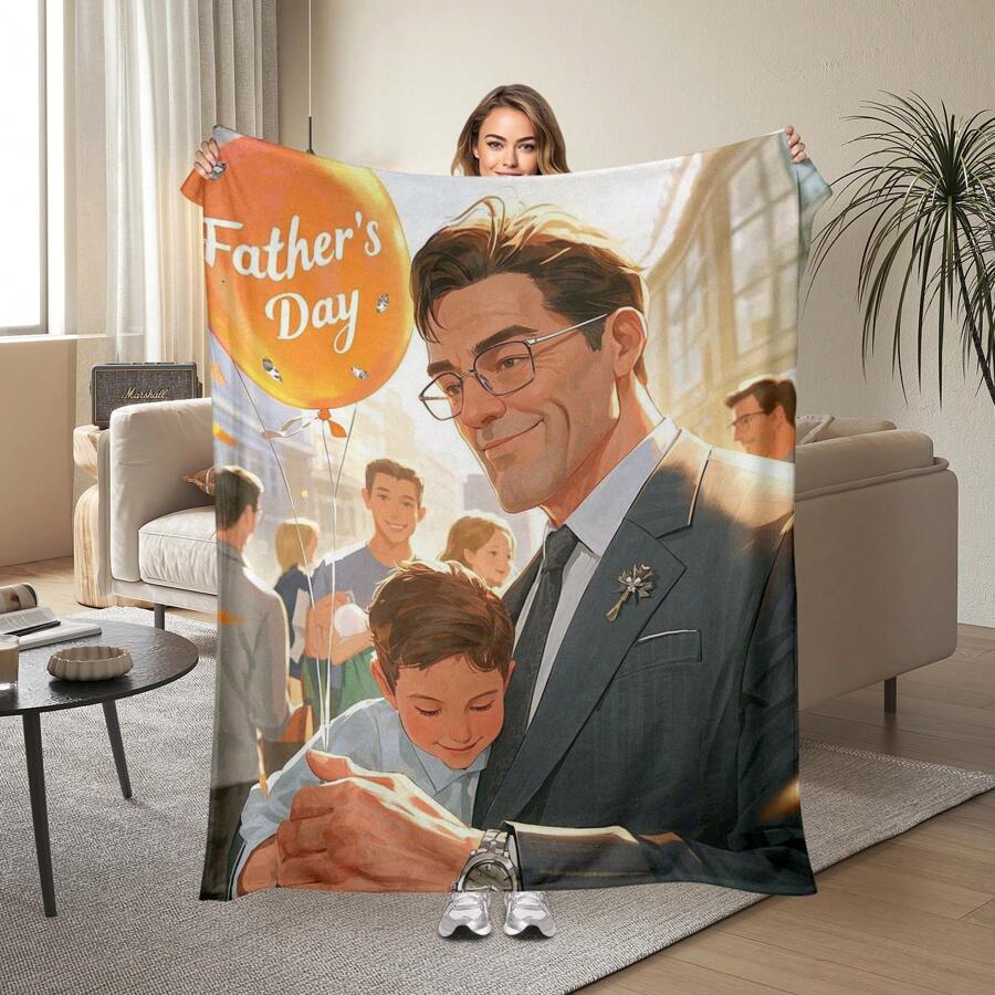 

Flannel Blankets Father s Day Gifts TO MY DAD Birthday Gifts From Daughter/Son Valentines Day Presents For Father Anniversary Flannel 75 x 100