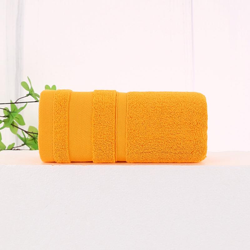 Pure Cotton Towel Plain Double Satin Face Wash Household Soft Dark Face Towel Men and Women Soft 32 Strands Towel