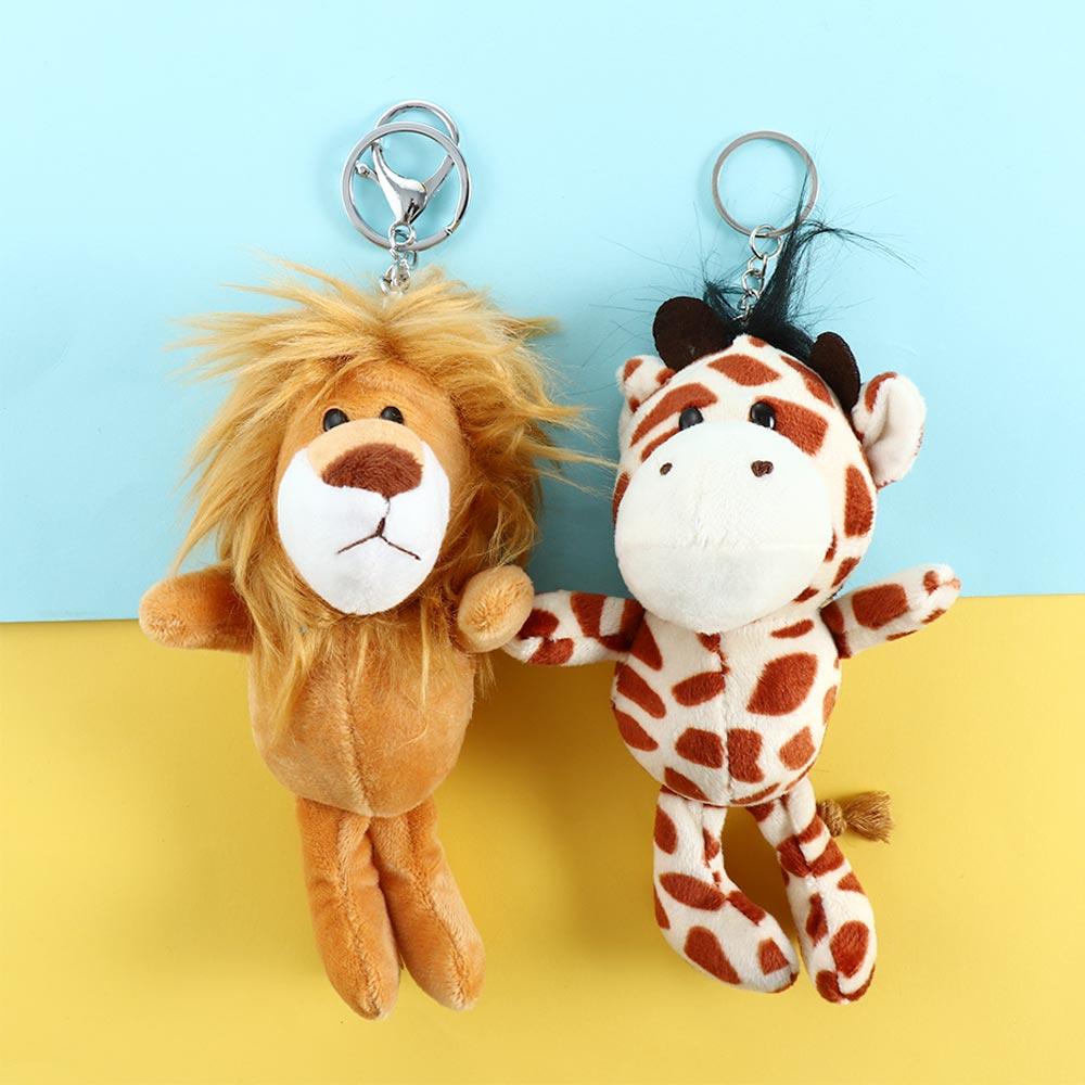 Elephant Key Ring Ornament Key Chain Animal Plush Toy Plush Dolls Plush Keychain Stuffed Toys