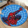 1pc Spider-man Pattern Round Area Rug , Bedroom Living Room Floor Mat , Playroom Bedroom Living Room Indoor Decor Rug , Aesthetic Room Chris