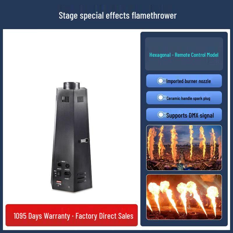 

Chi Ya 3-Head Stage Flame Effect Machine