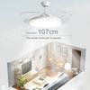 Intelligent Variable Frequency Integrated Ceiling Fan With Light Bedroom Invisible Silent Fan Light Simple Ceiling Fan Lamps With Remote Control
