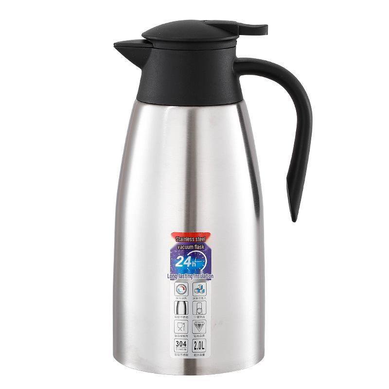 Stainless Steel Vacuum Insulated Coffee Thermos Bottle - Portable, Household, Customizable Logo Gift