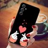 For Samsung Galaxy A55 5G Case Black TPU Silicone Beautiful Pattern Phone Cases for Galaxy A55 Shockproof Soft Cover A 55 6.6''