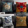 Blue Bird Home Decor Print Pillow Case Home Living Room Decoration Linen Pillowcover Pillow Cases Cushion Cover