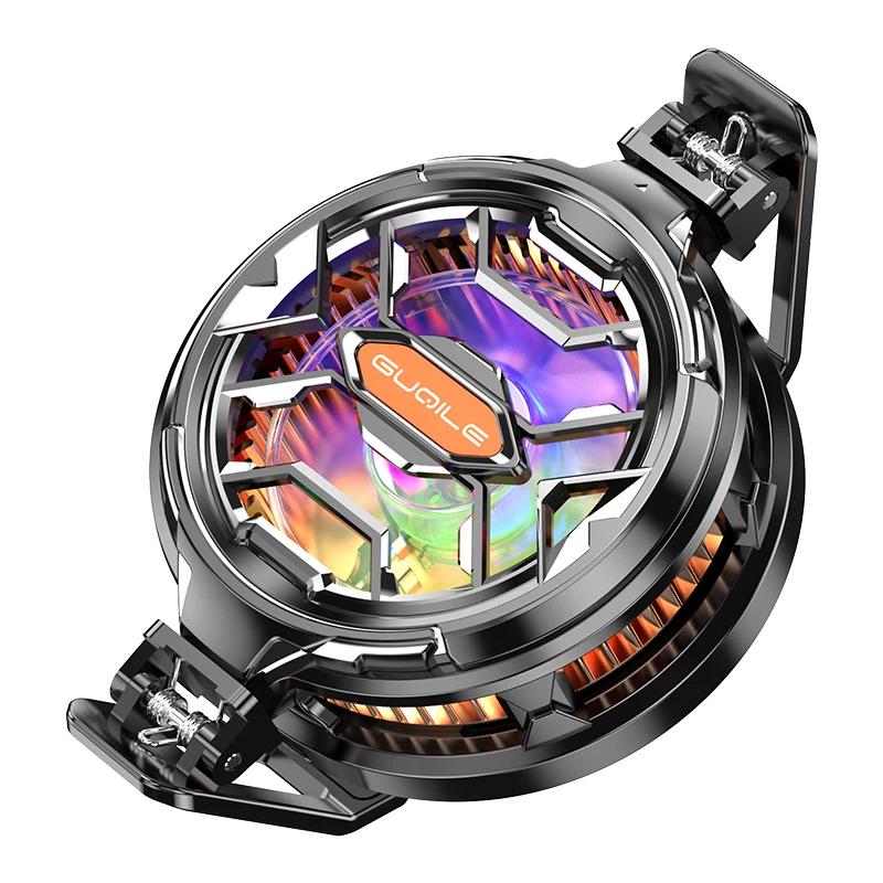 Portable Magnetic Semiconductor Phone Cooler Radiator Back Clip RGB Phone Cooling for iPhone Samsung Xiaomi Smartphone Game Fan