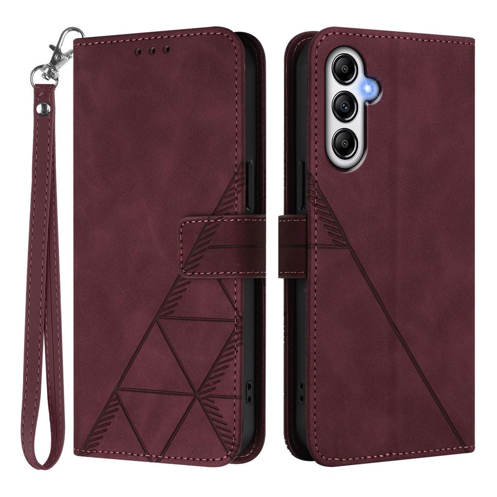 For Samsung Galaxy A35 5G Leather Case with Hand Strap Wallet Stand Phone Cover