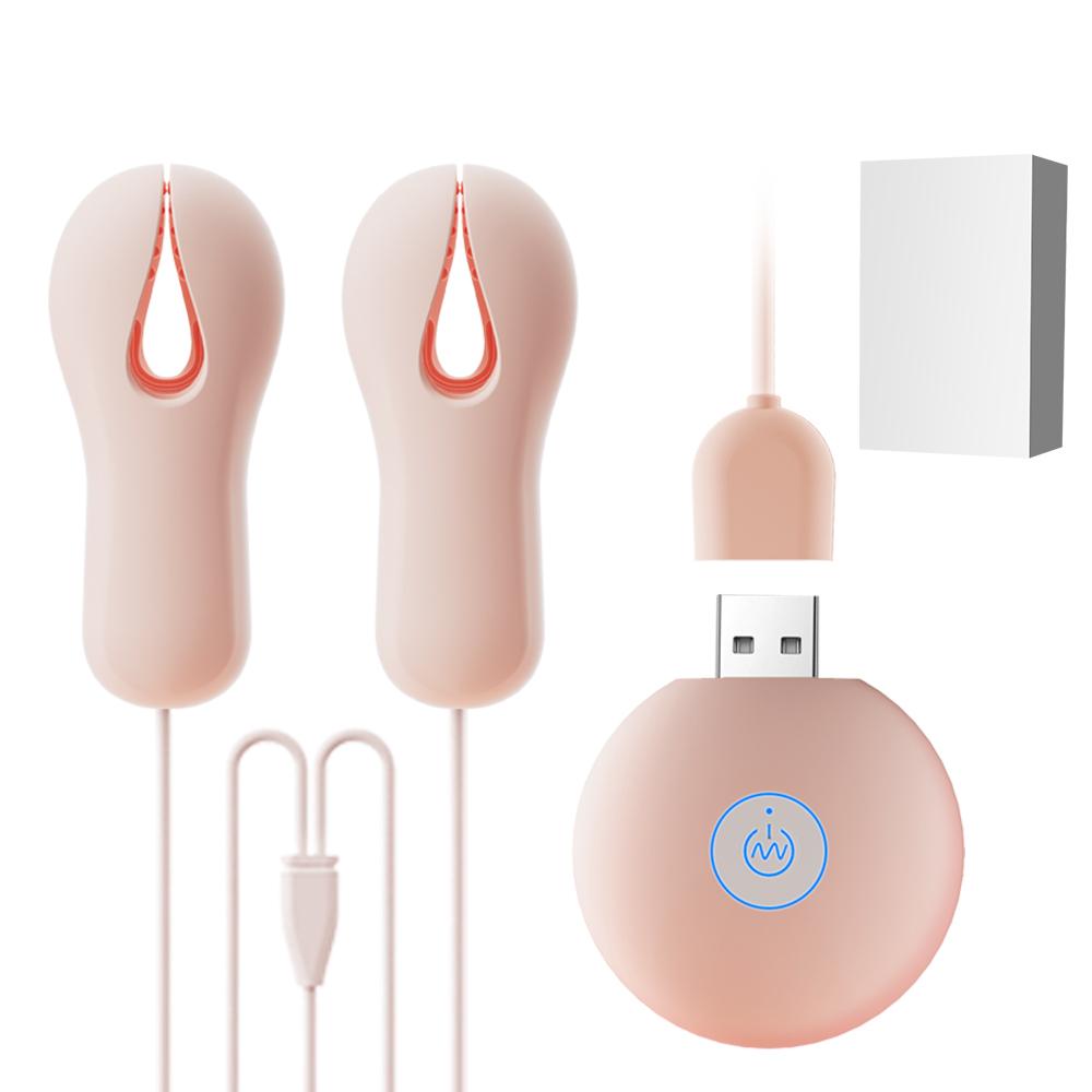10 Modes Vibration Breast Massage Clitoris Clamps Vibrating Nipple Clamps Vibrators Female Masturbation Sex Toys for Women