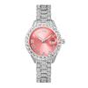 Stylish Roman Full Diamond Calendar Waterproof Luminous Women's Watch