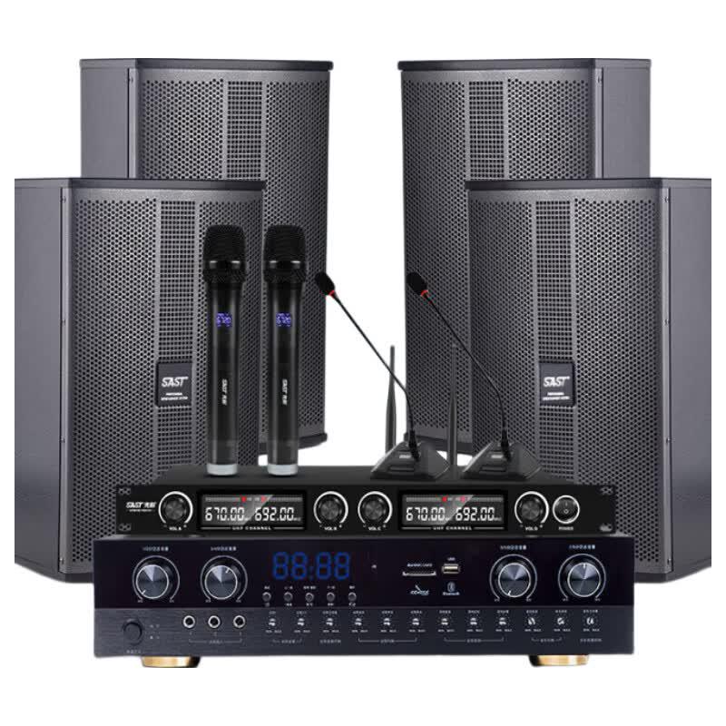 SAST K5V Dual 8-inch Speaker Set with Microphones (CN version)