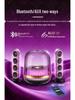 Crystal 5 Bluetooth Speaker: Desktop Stereo Surround Sound with App Control for Home Use