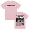 Miley Cyrus Flowers Lyric 90s Poster Graphic T Shirts Men Women Fashion Vintage High Quality Tshirts Casual 100 Cotton T Shirt