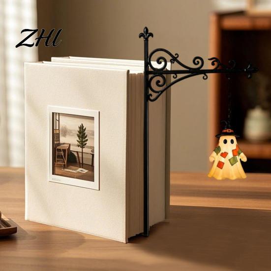 Cute Cartoon Ghost Decorations Halloween Library Lantern, Decorative Bookshelf Lamp, Patchwork Battery Operated Party Lights Light with Witch
