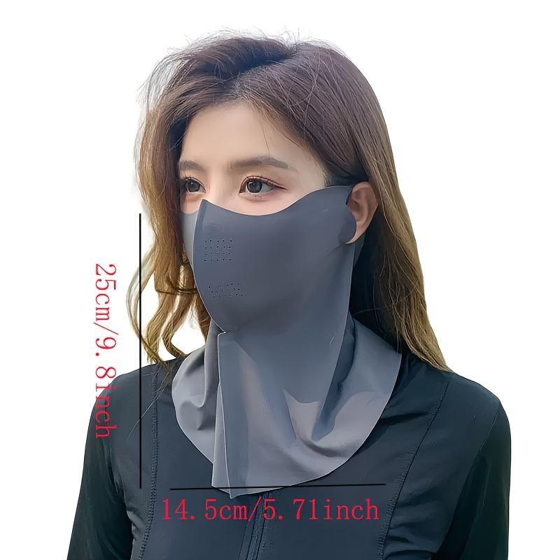 Elegant Face Mask for Women - Breathable Full Face and Neck Cover, Elasticity Scarf, Perfect for Beach, Summer, Vacation