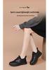 Red Dragonfly Women's Genuine Leather Casual Sports Shoes - Autumn/Winter Warm Plush Cotton Lined Sneakers.