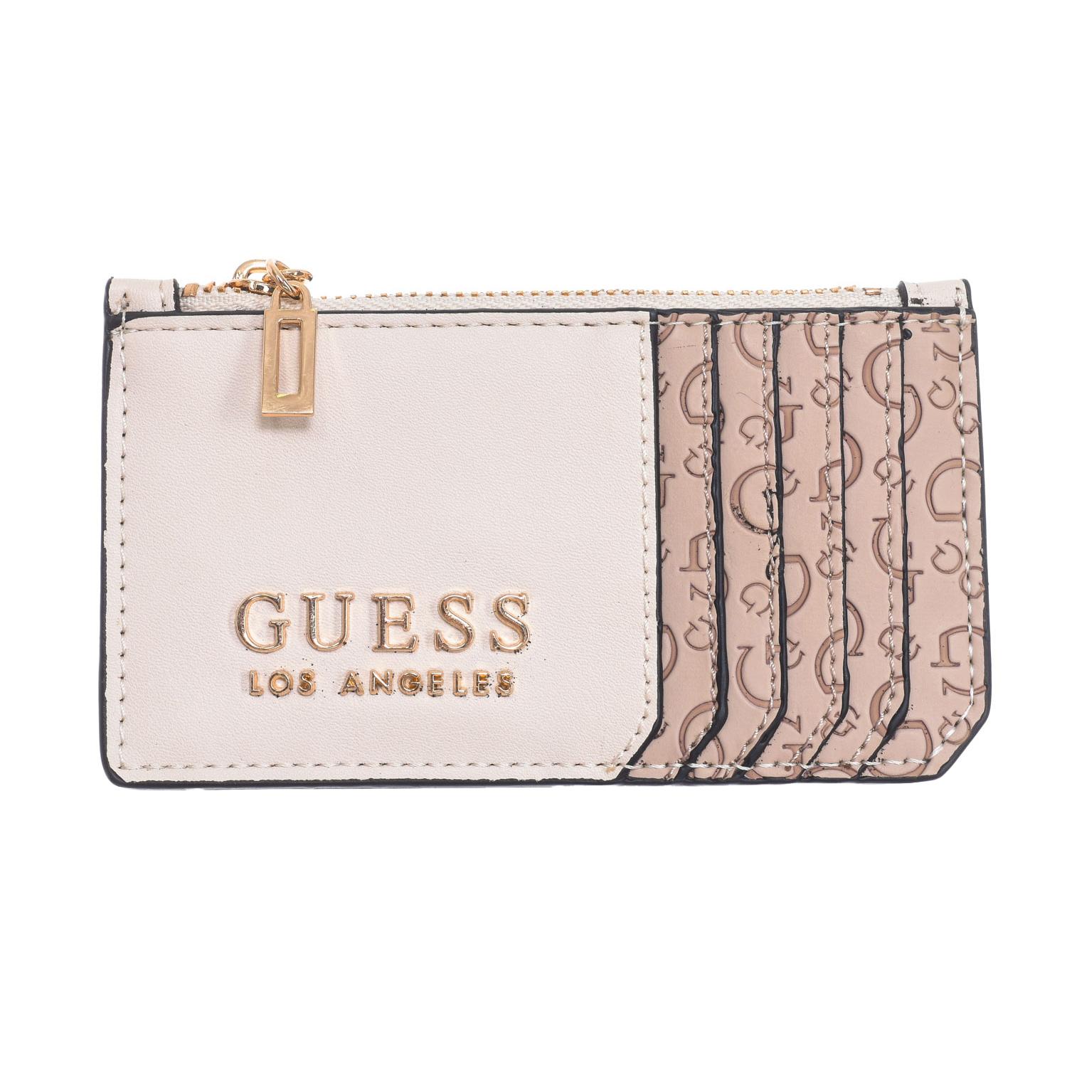 Portefeuille Clutch GUESS Limité Korry Bone - Couleur Aqua, Simili Cuir, à Fermeture Zip, Neuf Avec étiquettes