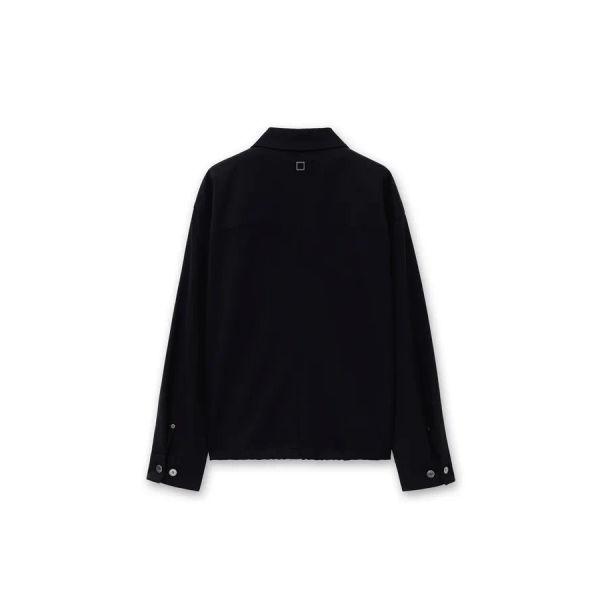 [wooyoungmi] Navy Wool Shirt W261SH05928N