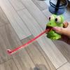 Cartoon Squeeze Toy Funny Tongue Out Green Frog/Dinosaur Stress Relief Toy Creative Cartoon Soft Vinyl Pinch Toy Sensory Therapy Fidget Toy