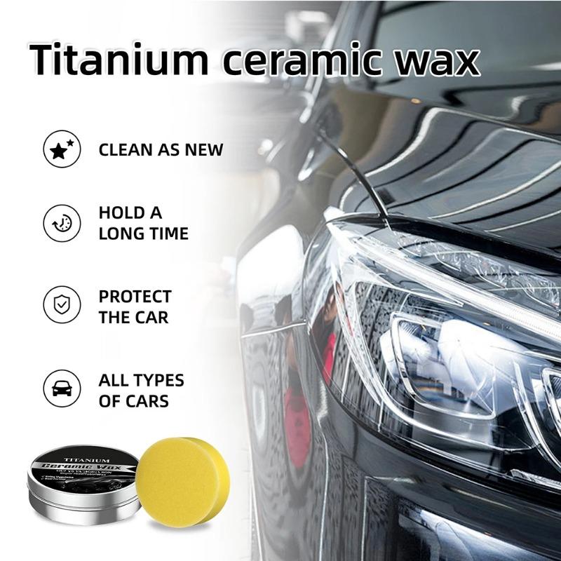 Car Scratch Repair Wax Titaniums Ceramic Wax Cream Professional Car Wax Coating Agents Quick Carwash Car Wax Car Care Products