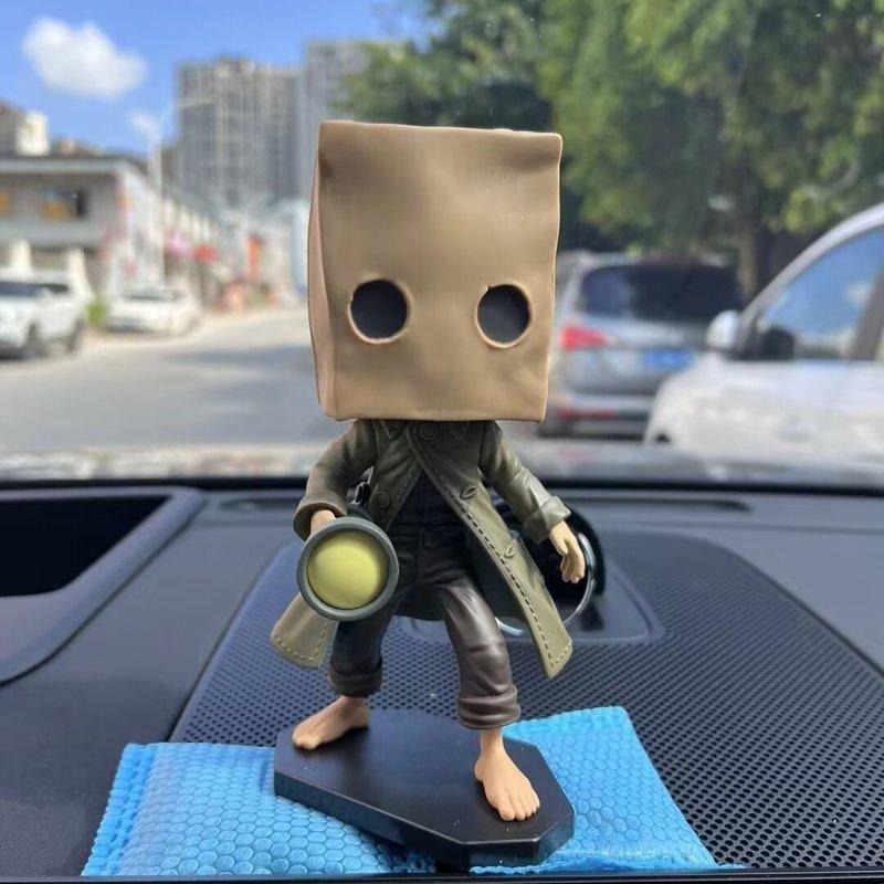 17cm Little Nightmares Anime Figurine Action Toy - Collectible Six Figure Mono For Kids Christmas Decoration Gift Hot Game Model