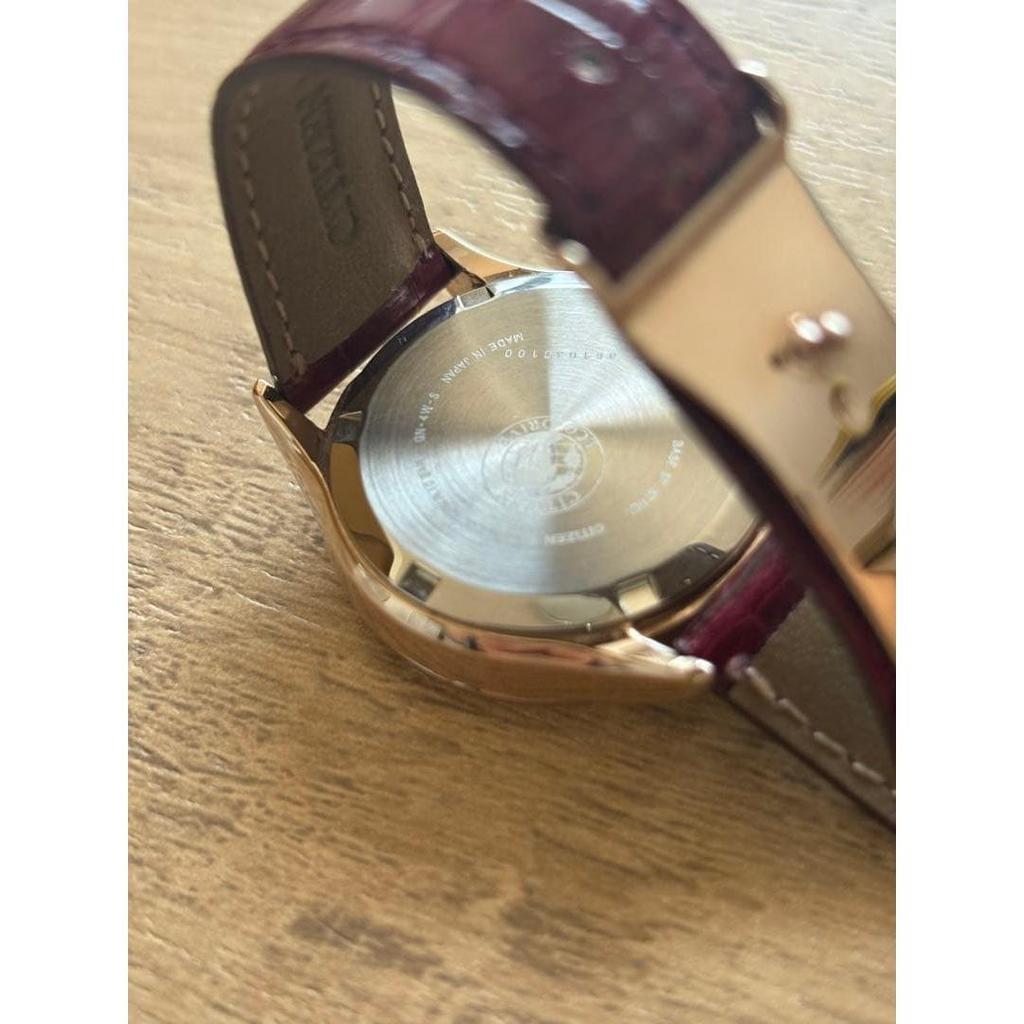 Used CITIZEN xC Ladies Watch Bordeaux Leather