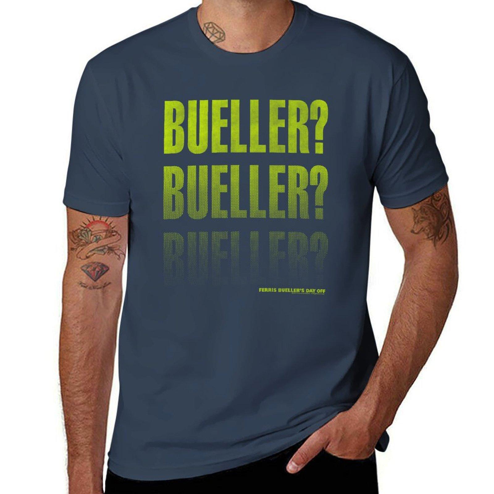 Ferris Buellers Day Off Bueller Bueller Bueller Gradient TShirt Durable Work Wear TShirt S