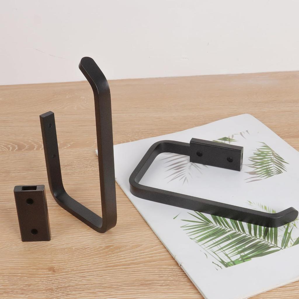 Set of 2 Modern Decorative Curtain Tiebacks and Holdbacks, Wall Mounted Aluminum Alloy Drapery Tiebacks Holder for Bedroom, Living Room, Kitchen