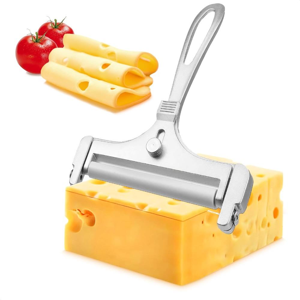 

1pc Cheese Block Cheese Slicer Handheld Cheese Slicer for Block Cheese Stainless Steel Cheese Slicer