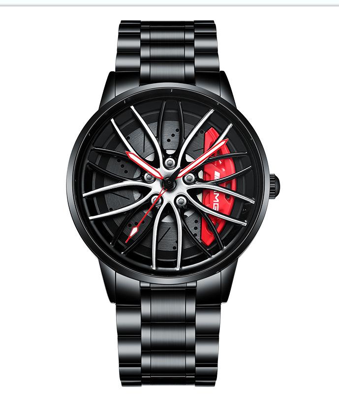 SVJ Wheel Watch Forged Hollow Watch Men's AMG 488 Hydraulic Men's Watch Quartz Watch