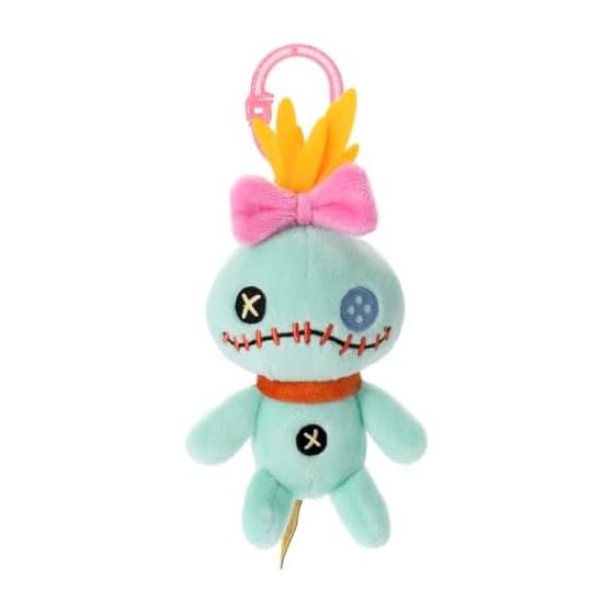 TAKARATOMY A.R.T.S Disney Character Lilo & Stitch Plastic Hook Mascot Scrump Plush Toy Height Approx. 16cm