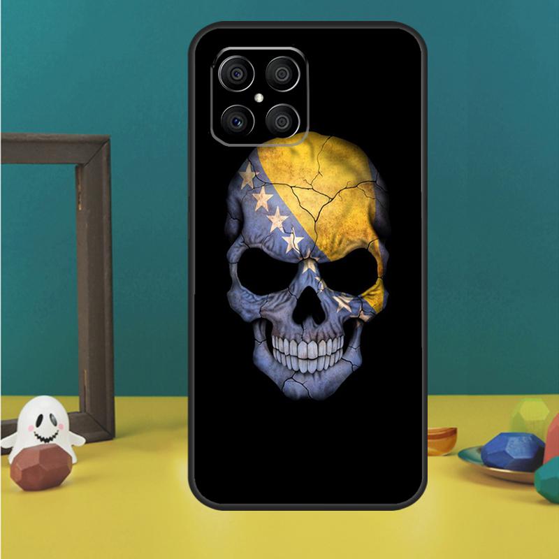 Bosnia Flag Phone Case For Huawei P40 Lite P50 P30 P20 Pro Nova 9 5T Honor X9 X8 X7 50 Back Cover