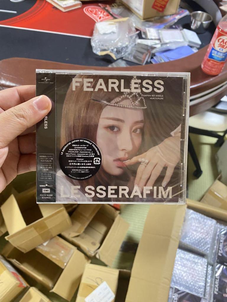 [USED] LE SSERAFIM FEARLESS First Press Limited Edition 5 discs