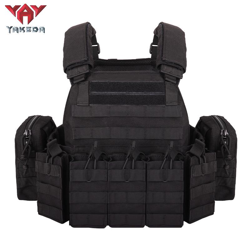 YAKEDA Breathable MOLLE Camouflage Tactical Vest for Outdoor Training