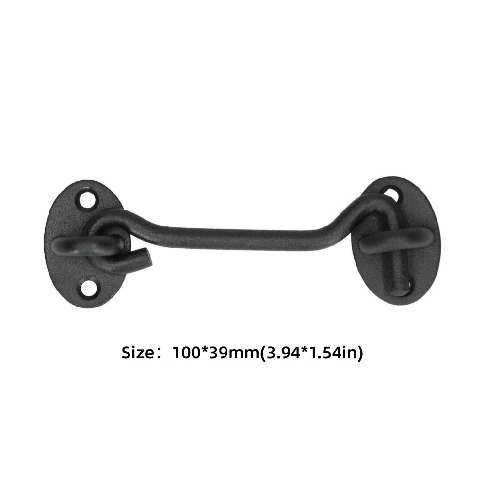 4 Inch Sliding Door Latch Black Gate Latch Hardware Barn Door Lock Sliding Door