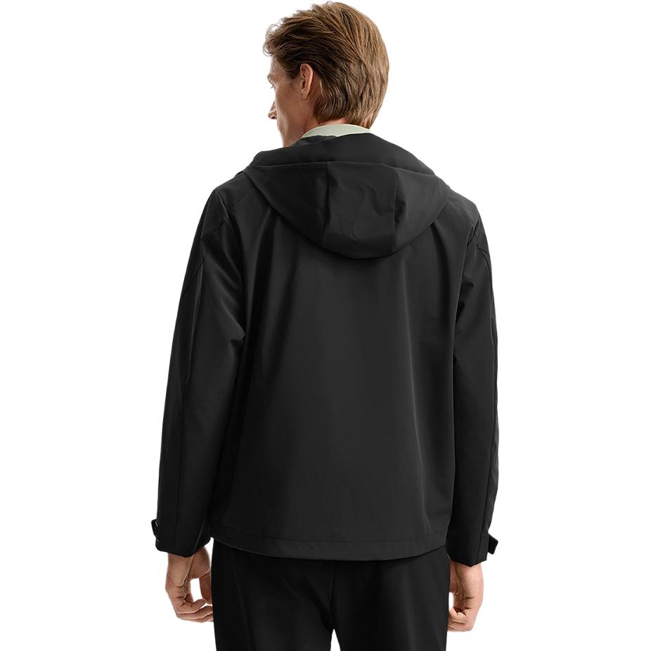 Fila White Casual Outdoor Versatile Simple Woven Hooded Jacket Men Jacket F11M543701FBK