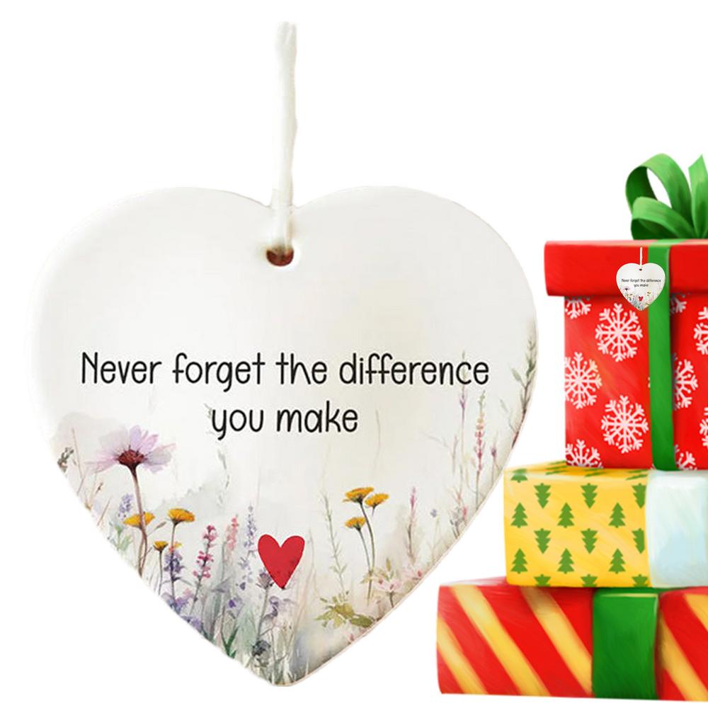 

Christmas Ornament Heart-Shaped Friendship Acrylic Ornaments for True Friends Christmas Decor Ornaments for Family Friends