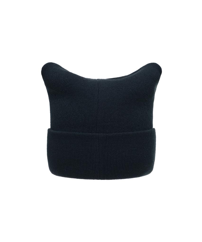 Bajal Va Label Square Beanie Black