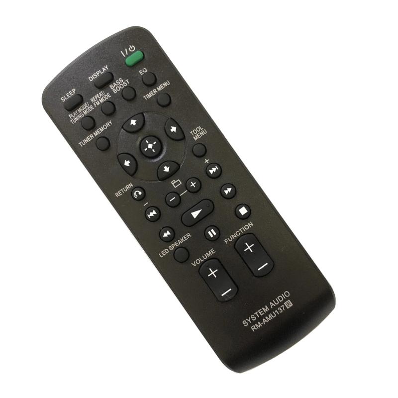 RM-AMU137 Replacement Remote Control for Audio System CMT-FX300i CMT-HX35R CMT-HX50BTR Home Theater Audio System 1