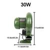30W AC/DC Blower 12V Small Fan Gasifier Fan Speed Control US Standard Blower 30/60/80W BBQ Replacement Fireplace Fan Blower