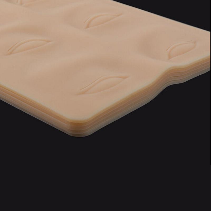 Simulare de tatuaje pentru sprâncene goale, piele de practică pentru aprovizionare cu mașini de ace