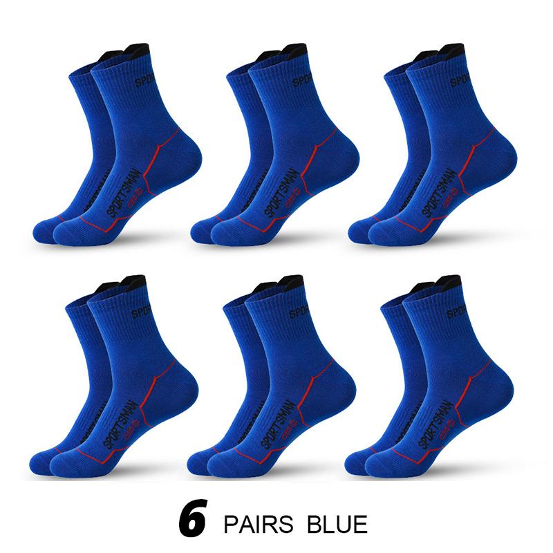 5 Pairs Men's Middle Socks, Sweat Absorbing Sweat Wicking Odor Proof Exercise Outdoor Basketball Running and  Fitness Long Sock