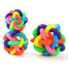 Colorful Bell Ball Small Size Rubber Braided Ball For Dogs Pet Toy Wholesale
