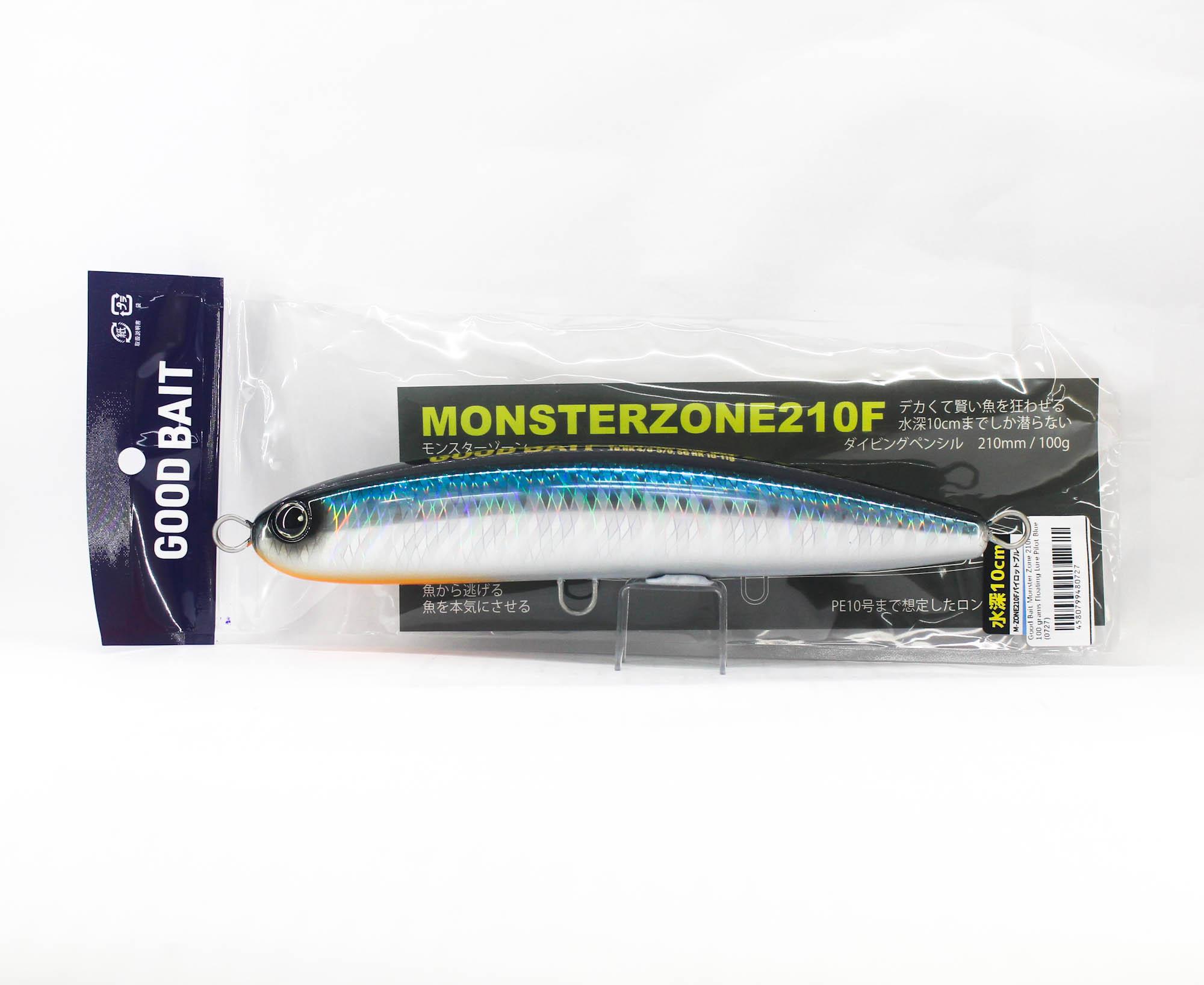 Good Bait Monster Zone 210F 210mm 100 grams Floating Lure Pilot Blue (0727)