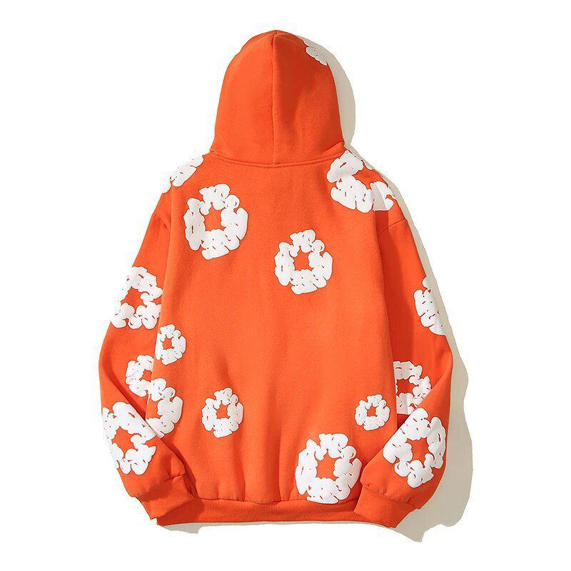 Americká ulica Hip Hop Bavlna Potlač Ležérna Voľná Mikina s Kapucňou, Pár Štýl