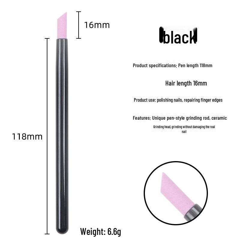 

Набор для полировки ногтей и отшелушивающих кварцевых инструментов чёрный